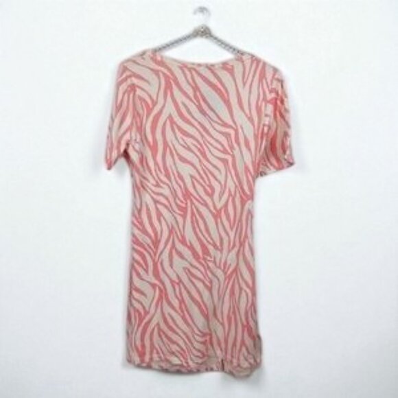 NWT n:Philanthropy June Dress Tropical Abstract Coral - Picture 4 of 4